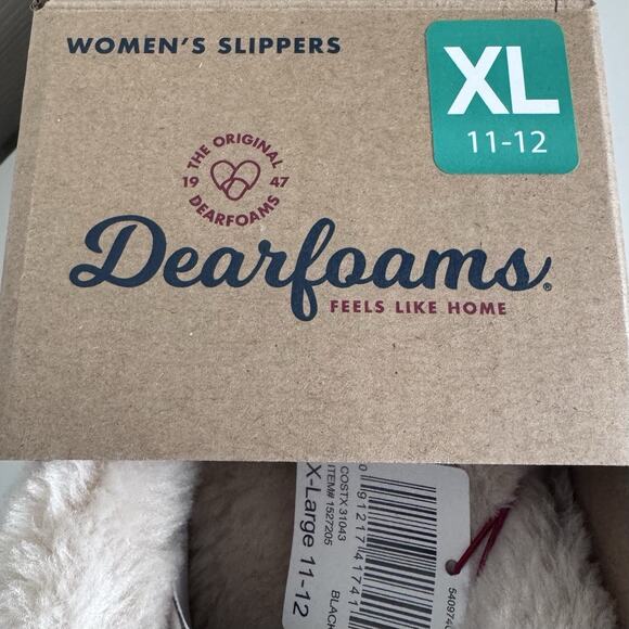 Dearfoams Woman's Indoor/Outdoor Memory Foam Clog Slippers XL 11-12 New in Box - Picture 8 of 8